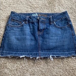 Bulkhead Jean mini skirt